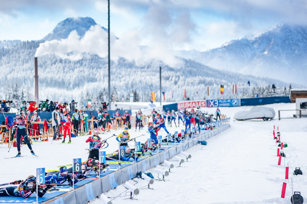 Česká biatlonová reprezentace v oblečení ATEX